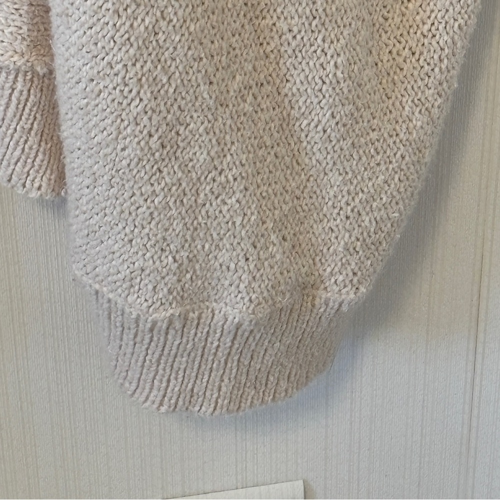 Aritzia Community Beige Poncho Cardigan Sweater Small - Picture 6 of 7